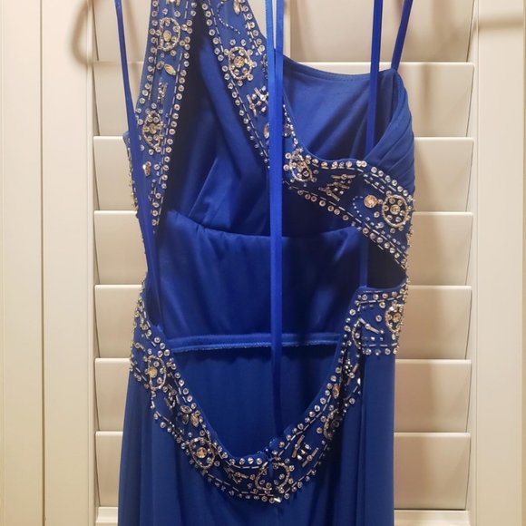 Blue Prom Dress - Picture 1 of 8